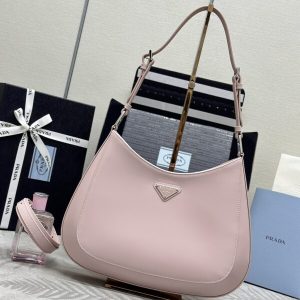 Replica Prada Cleo Brushed Pink Bag - elite superclone designer purse
