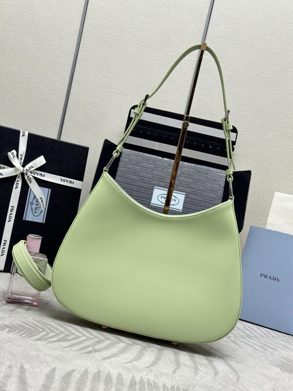 Replica Prada Cleo Brushed Green Bag - 1:1 designer replica handbag