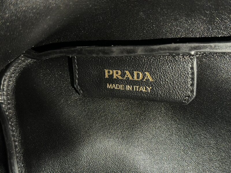 Replica Prada Medium Black Shoulder Bag - premium 1:1 fake handbag model