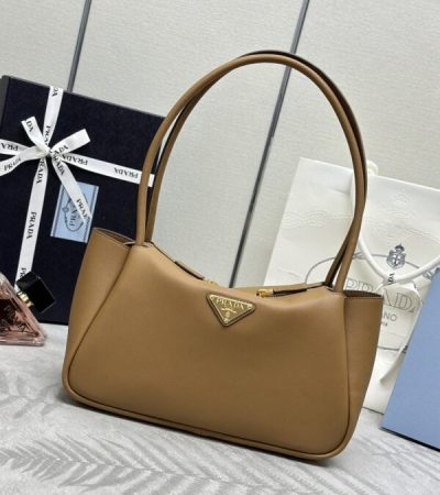 Replica Prada Medium Caramel Shoulder Bag - near-authentic luxury replica handbag
