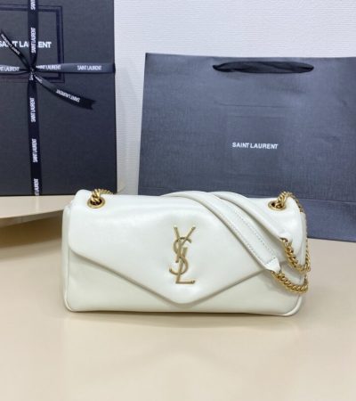 Replica YSL Calypso White - realistic designer-inspired fake bag