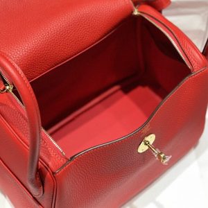 Replica Hermes Lindy Red - high-accuracy replica luxury purse