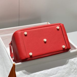 Replica Hermes Lindy Red - premium-grade designer purse dupe