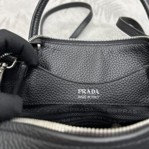 Replica Prada Small Leather Handbag - high-end fake designer purse
