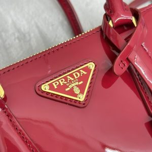 Replica Prada Galleria Red Patent - top-tier luxury replica shoulder bag