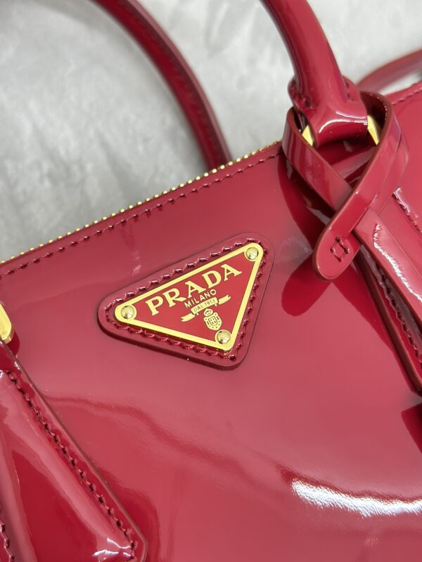 Replica Prada Galleria Red Patent - top-tier luxury replica shoulder bag