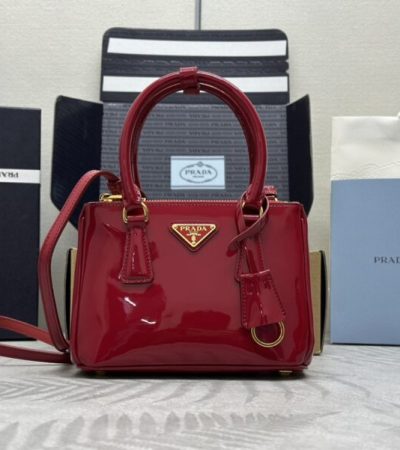 Replica Prada Galleria Red Patent - top-rated replica designer bag