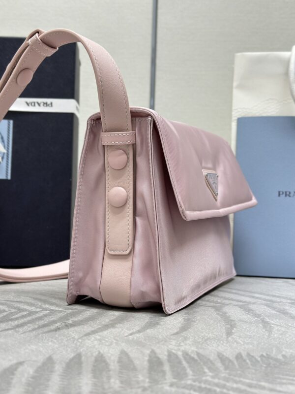 Replica Prada Re-Nylon Shoulder Bag Pink - premium-grade designer purse dupe