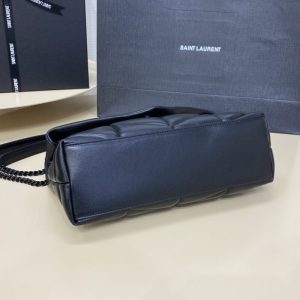 Replica YSL Loulou All Black Puffer - top-tier luxury replica shoulder bag