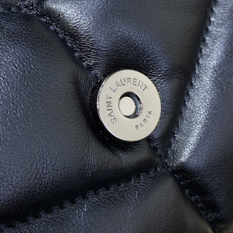 Replica YSL Loulou All Black Puffer - high-end fake designer purse