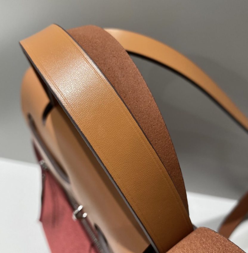 Replica Hermes Herbag 31cm Bordeaux Red - top-rated replica designer bag