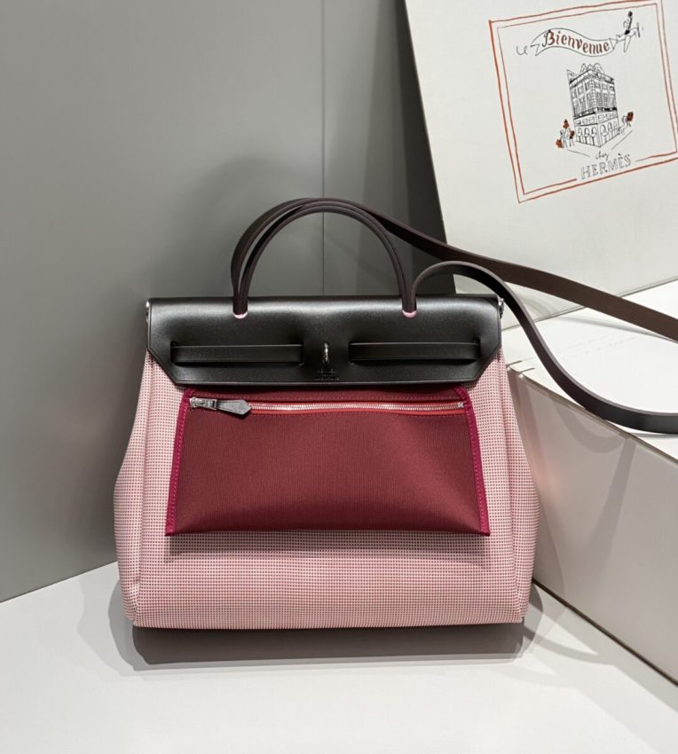 Replica Hermes Herbag 31cm Pink - best-selling designer handbag dupe