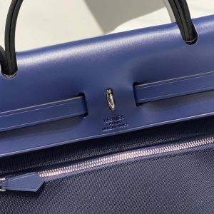 Replica Hermes Herbag 31cm Green - ultra-realistic fake designer tote