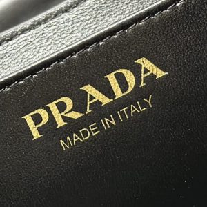 Replica Prada Small Shoulder Bag Black - premium 1:1 fake handbag model