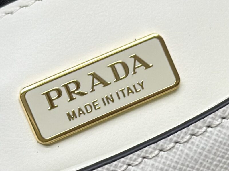 Replica Prada Mini Saffiano White - high-accuracy replica luxury purse