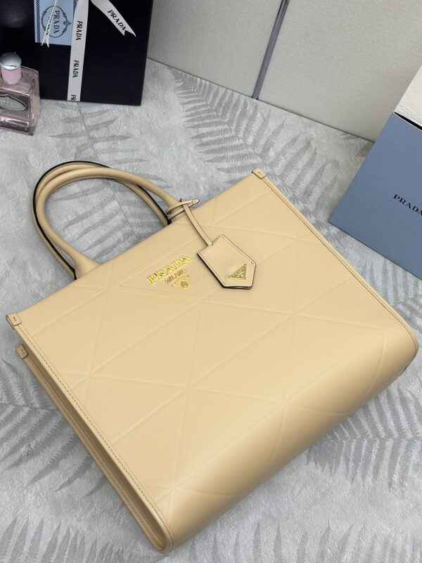 Replica Prada Symbole Milk Tea - premium 1:1 fake handbag model