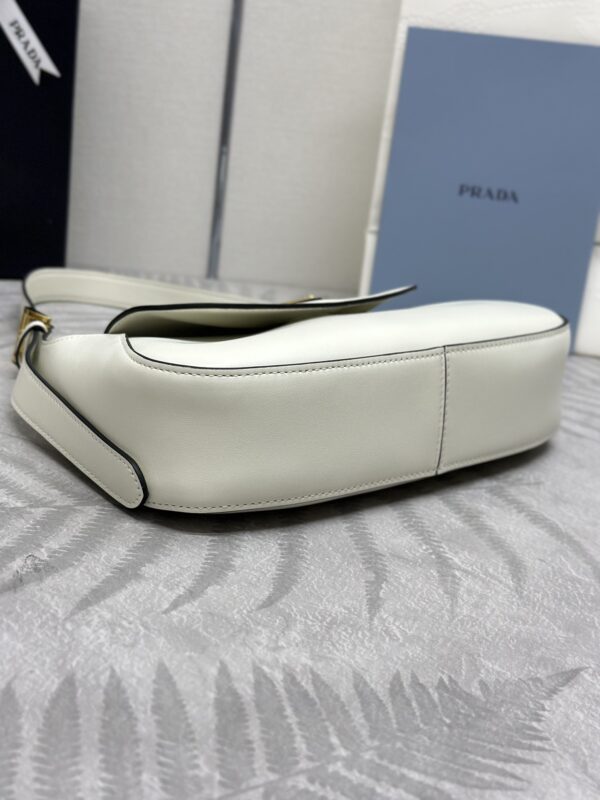 Replica Prada Small Shoulder Bag White - high-accuracy replica luxury purse