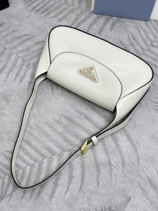 Replica Prada Small Shoulder Bag White - best-selling designer handbag dupe