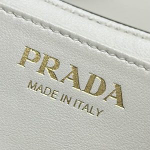 Replica Prada Small Shoulder Bag White - premium-grade designer purse dupe