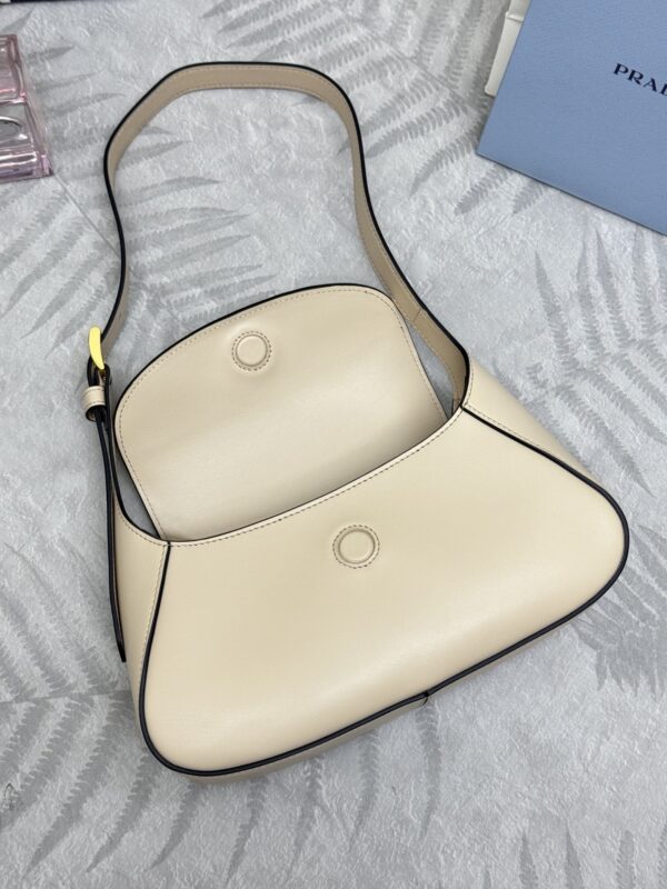 Replica Prada Small Shoulder Bag Beige - high-end fake designer purse