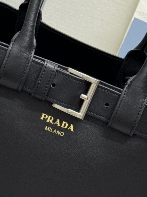 Replica Prada Black Buckle - near-authentic luxury replica handbag