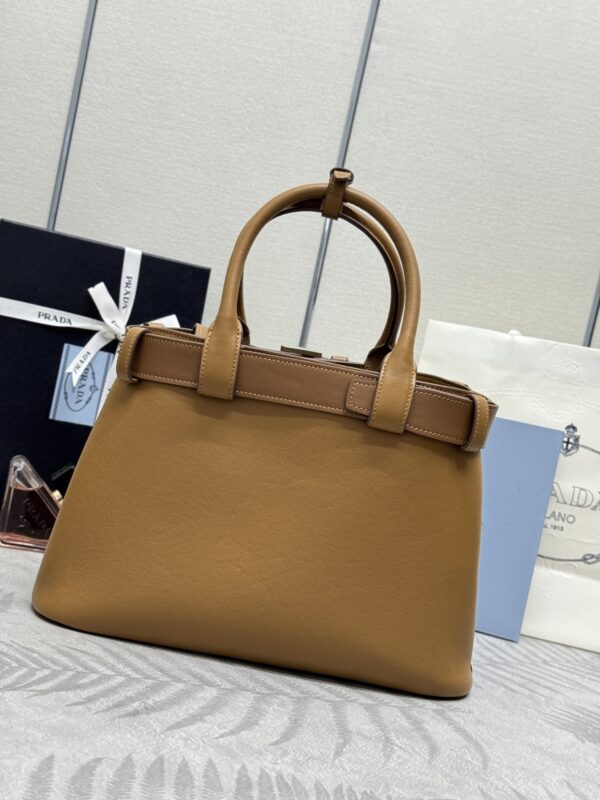 Replica Prada Brown Buckle - 1:1 designer replica handbag