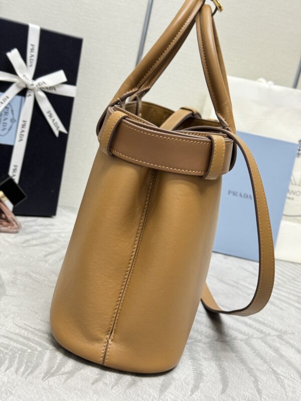 Replica Prada Brown Buckle - ultra-realistic fake designer tote