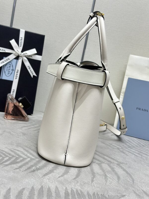 Replica Prada White Buckle - top-rated replica designer bag