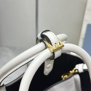 Replica Prada White Buckle - realistic designer-inspired fake bag