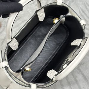 Replica Prada White Buckle - best-selling designer handbag dupe