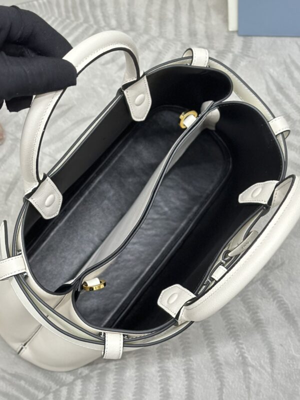 Replica Prada White Buckle - best-selling designer handbag dupe