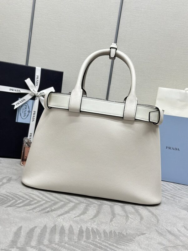 Replica Prada White Buckle - premium-grade designer purse dupe