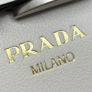 Replica Prada White Buckle - realistic designer-inspired fake bag