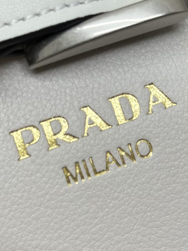Replica Prada White Buckle - realistic designer-inspired fake bag