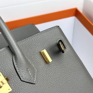 Replica Hermes Top Quality Replica Bag ShopCumulonimbus Grey - authentic-look luxury purse replica