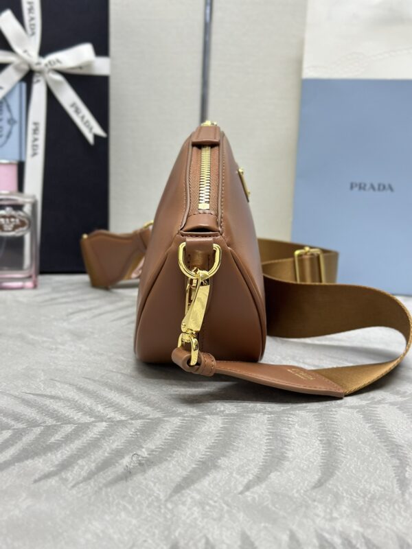 Replica Prada Caramel Mini Shoulder Bag - realistic designer-inspired fake bag