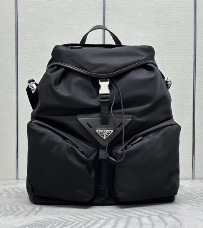 Replica Prada Re-Nylon Black Backpack - high-accuracy replica luxury purse