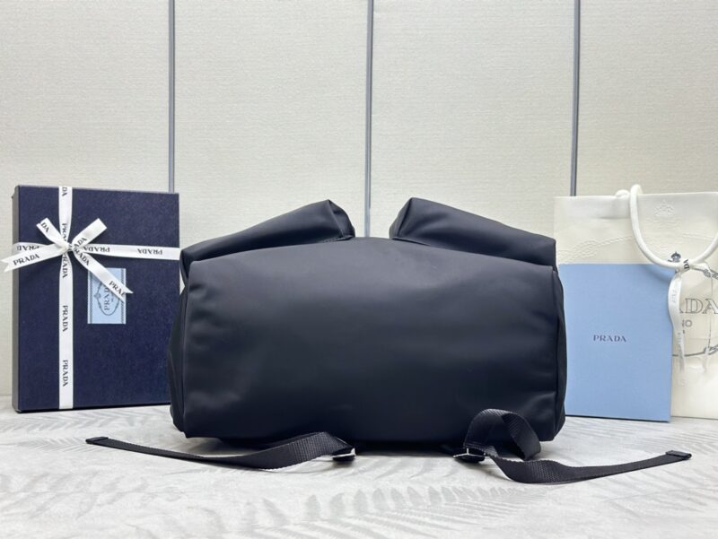 Replica Prada Re-Nylon Black Backpack - premium 1:1 fake handbag model