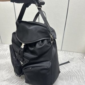 Replica Prada Re-Nylon Black Backpack - premium-grade designer purse dupe