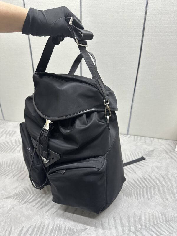 Replica Prada Re-Nylon Black Backpack - premium-grade designer purse dupe