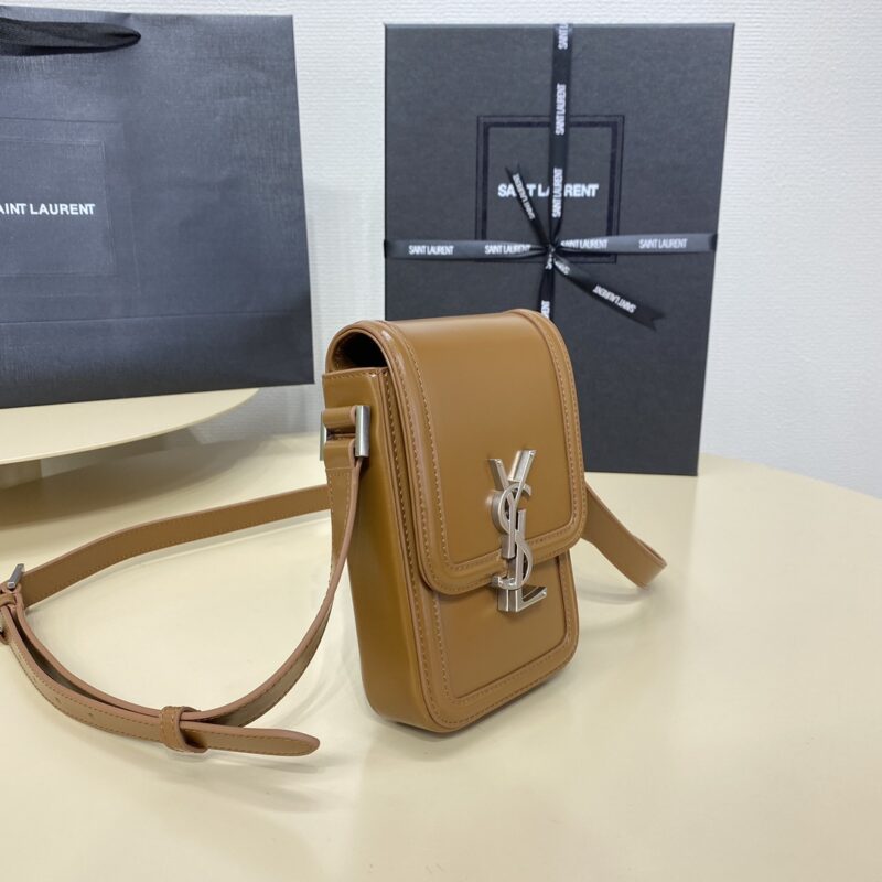 Replica YSL Solferino Mini Brown - high-accuracy replica luxury purse