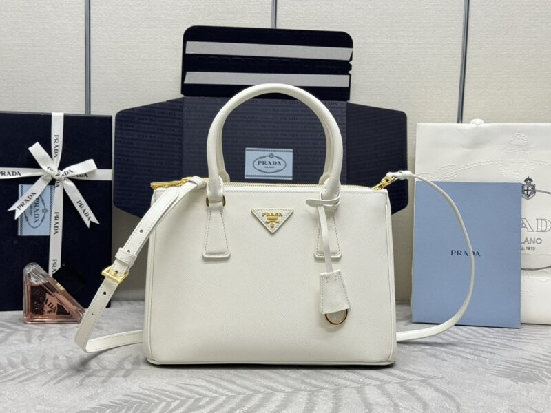 Replica Prada Galleria White - premium 1:1 fake handbag model