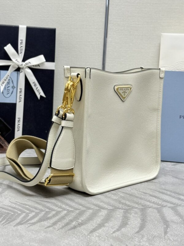 Replica Prada Saffiano Small Tote White - premium 1:1 fake handbag model