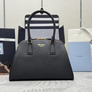 Replica Prada Large Saffiano Black - high-accuracy replica luxury purse
