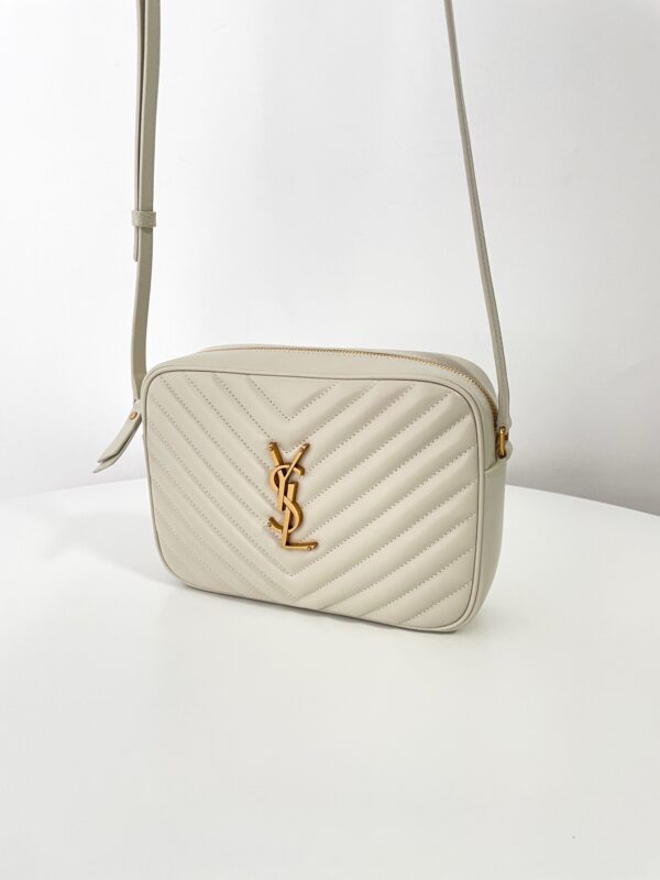 Replica YSL Lou Camera Bag White - high-accuracy replica luxury purse