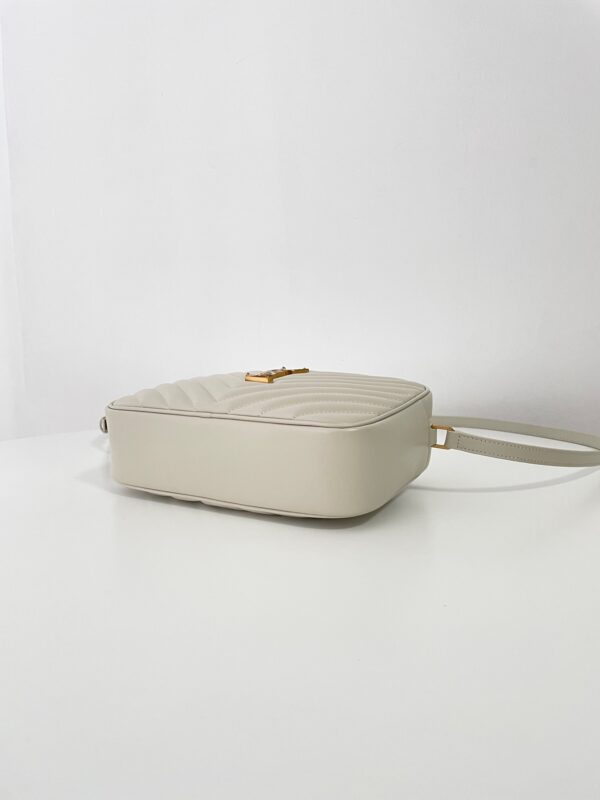 Replica YSL Lou Camera Bag White - ultra-realistic fake designer tote