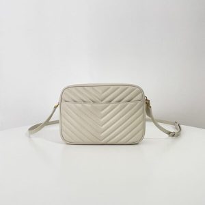 Replica YSL Lou Camera Bag White - high-quality designer bag clone