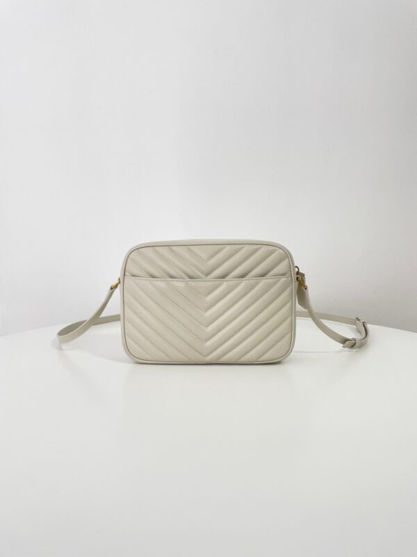 Replica YSL Lou Camera Bag White - high-quality designer bag clone