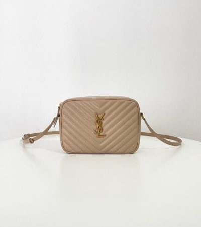 Replica YSL Lou Camera Bag Apricot - best quality luxury bag dupe