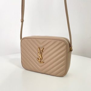 Replica YSL Lou Camera Bag Apricot - high-accuracy replica luxury purse